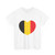 Heart Flag of Belgium - T-Shirt