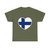 Heart Flag of Finland - T-Shirt
