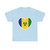 Heart Flag of Saint Vincent and the Grenadines - T-Shirt