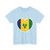 Heart Flag of Saint Vincent and the Grenadines - T-Shirt