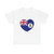 Heart Flag of Cayman Islands pre-1999 - T-Shirt