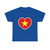 Heart Flag of Vietnam - T-Shirt