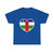 Heart Flag of Central African Republic - T-Shirt
