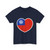 Heart Flag of Myanmar 1974-2010 - T-Shirt