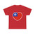 Heart Flag of Myanmar 1974-2010 - T-Shirt