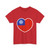 Heart Flag of Myanmar 1974-2010 - T-Shirt