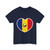 Heart Flag of Romania 1952-1965 - T-Shirt