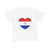 Heart Flag of Paraguay reverse - T-Shirt