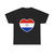 Heart Flag of Paraguay reverse - T-Shirt