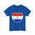 Heart Flag of Paraguay reverse - T-Shirt