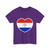 Heart Flag of Paraguay reverse - T-Shirt