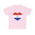 Heart Flag of Paraguay reverse - T-Shirt