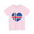 Heart Flag of Iceland - T-Shirt