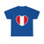 Heart Flag of Peru - T-Shirt