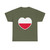Heart Flag of Poland - T-Shirt