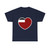 Heart Flag of Georgia 1918-1921, 1990-2004 - T-Shirt