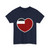 Heart Flag of Georgia 1918-1921, 1990-2004 - T-Shirt