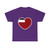 Heart Flag of Georgia 1918-1921, 1990-2004 - T-Shirt