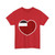 Heart Flag of Georgia 1918-1921, 1990-2004 - T-Shirt