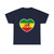 Heart Flag of Ethiopia 1897-1974 - T-Shirt