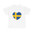 Heart Flag of Sweden - T-Shirt