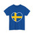 Heart Flag of Sweden - T-Shirt