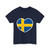 Heart Flag of Sweden - T-Shirt