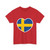Heart Flag of Sweden - T-Shirt