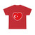 Heart Flag of the Ottoman Empire - T-Shirt