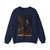 SAFTLEVEN, Cornelis - Selfportrait with Easel (Artwork) Crewneck Sweatshirt