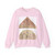 SIMONE MARTINI - Saviour Blessing (tympanum) and Madonna of Humility (lunette)2 (Artwork) Crewneck Sweatshirt