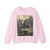 SHISKIN, Ivan Ivanovich - Landscape with a herd of sheep 1870 (Artwork) Crewneck Sweatshirt