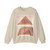 SIMONE MARTINI - Saviour Blessing (tympanum) and Madonna of Humility (lunette) (Artwork) Crewneck Sweatshirt
