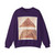 SIMONE MARTINI - Saviour Blessing (tympanum) and Madonna of Humility (lunette) (Artwork) Crewneck Sweatshirt