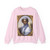 KINSOEN, Francois-Joseph - Presumed Portrait of Miss Kinsoen. (Artwork) Crewneck Sweatshirt