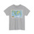 World Map - Physical (2005) (Map) T-Shirt