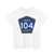 Anoka County 104 (Minnesota) (Road Sign) T-Shirt