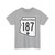 Arizona 187 1956 (Arizona) (Road Sign) T-Shirt