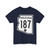 Arizona 187 1956 (Arizona) (Road Sign) T-Shirt