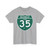 Business Interstate 35-A TX (Texas) (Road Sign) T-Shirt