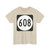 Circle sign 608 Virginia (Virginia) (Road Sign) T-Shirt