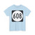 Circle sign 608 Virginia (Virginia) (Road Sign) T-Shirt