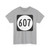 Circle sign 607 Virginia (Virginia) (Road Sign) T-Shirt