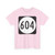 Circle sign 604 Virginia (Virginia) (Road Sign) T-Shirt