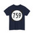 Circle sign 759 Virginia (Virginia) (Road Sign) T-Shirt