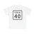 Colorado 40 1952 (Colorado) (Road Sign) T-Shirt