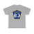 County 83 MN (Minnesota) (Road Sign) T-Shirt