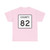 County 82 square (Minnesota) (Road Sign) T-Shirt