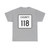 County 118 square (Minnesota) (Road Sign) T-Shirt