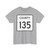 County 135 square (Minnesota) (Road Sign) T-Shirt